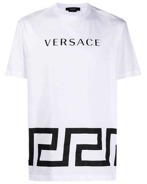 versace white shirt with logo|versace t shirts herren.